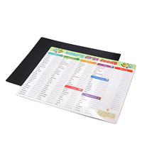 Tableau blanc magnétique électronique effaçable à sec, calendrier mensuel perpétuel détachable pour réfrigérateur