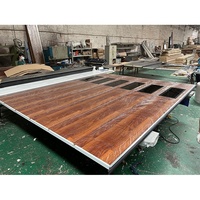 Porte de Garage verticale en acier galvanisé, Certification CE de l'union européenne, couleur du grain de bois sectionnel de sécurité inclinable