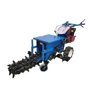 Zanjadora de Doble Cadena Kellen, Pequeña Máquina Automática para Zanjas con Motor Diésel de 12 HP - Product Image 1