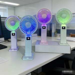 Nuevo Ventilador de Mano de Alta Calidad en Oferta, Venta Directa de Fábrica, Personalizado, con Pantalla Digital, Luz y 100 Velocidades - Product Image 6