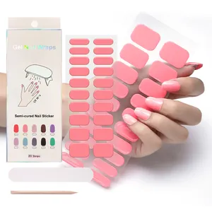 Beautysticker-adhesivo de uñas de Gel coreano, no tóxico, de larga duración, Semi curado, hecho en Corea, OEM ODM disponible