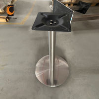 Base de table de haute qualité base de table de meubles en métal ronde pieds de table basse en acier inoxydable