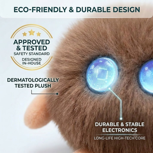 Peluche de Bola Marrón Esponjosa con IA ChatGPT, Voz Inteligente, Carga Rápida USB-C, +60 Idiomas, Sprite de Bolsillo Interactivo Cuteyeah BD01 - Product Image 2
