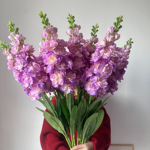 Fiori Artificiali di Giacinto e Delphinium Bianchi Realistici, Best Seller per Matrimoni, Vendita all'Ingrosso - Product Image 4
