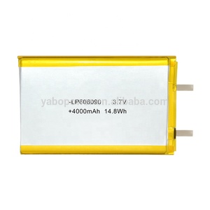 <span class=keywords><strong>3</strong></span>,7 V LiPo battery to certified 4000 mAh lithium polymer battery for power bank - Product Image 1