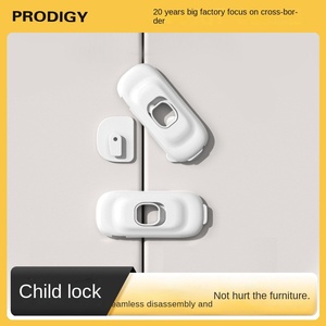 Verrou de sécurité magnétique multifonctionnel Prodigy pour enfants, en plastique, pour <span class=keywords><strong>armoire</strong></span>, placard et porte de réfrigérateur, avec installation rapide - Product Image 5