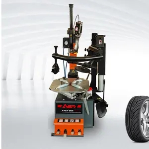 자동차 용 도우미 팔을 누르는 세 가지 위치가있는 완전 자동 10-24 "타이어 체인저 기계