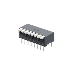 NP Series - New Piano Type Dip Switch 10 Position Mini 2.54mm Piano Dip Switch