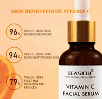 Suero de vitamina C orgánico Natural para suero facial VC, muestras gratis