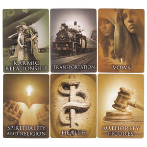 Personalización al por mayor de 44 tarjetas de oráculo de hueso con escritura de vidas <span class=keywords><strong>pasadas</strong></span> para sanación, exploración del alma y comprensión espiritual. - Product Image 2