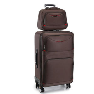 Valise à roulettes en tissu souple Oxford personnalisée à 4 roues 20 22 24 26 28 Ensemble <span class=keywords><strong>de</strong></span> bagages à main à carreaux pour unisexe - Product Image 4