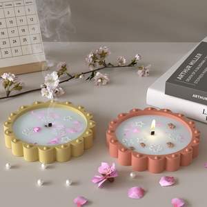 DIY Crystal Drop Glue Round <span class=keywords><strong>Palette</strong></span> Moule en silicone Outil à gâteau pour plaque de <span class=keywords><strong>ciment</strong></span> Emballé dans un <span class=keywords><strong>sac</strong></span> pour un rangement pratique - Product Image 5