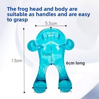 Masseur manuel miniature en forme de grenouille à quatre pattes, acupression, pour le corps entier, usage domestique, modèle chinois, Massage-003, EVA, unisexe
