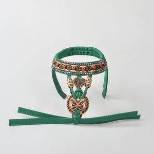 Empeignes de chaussures d'été et d'automne à la mode, style bohème, ornées de strass, faites à la main, partie supérieure des sandales - Product Image 1