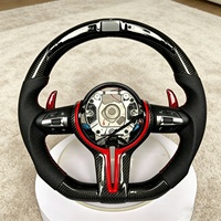 Volant en fibre de carbone pour BMW M3 M5 E70 E90 E91 F30 F20 F10 F12 F15 F36 F16 F26 F80 F35 F34 F36 Volant LED