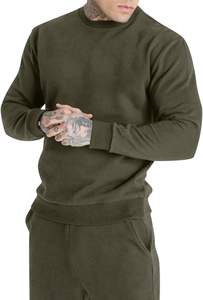 Conjuntos de ropa de abrigo informales para hombre, traje de jogging de dos piezas de punto transpirable, ropa de calle informal al por mayor, chándales de invierno - Product Image 3