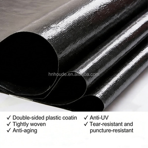Bâche de bassin tissée en PEHD noir, résistante aux UV, pour réservoirs d'eau, salterns, agriculture, écologique, imperméable - Product Image 5