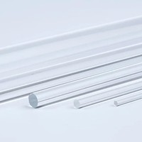 Prix de gros Baguettes rondes transparentes en acrylique plexiglas plastique transparent personnalisées pour porte-serviettes et chaises en plastique