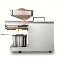 Mini-machine domestique d'extraction d'huile pour le traitement des céréales, petite presse à huile à froid pour arachides