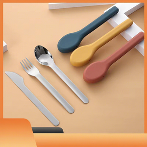 Juego de <span class=keywords><strong>Cubiertos</strong></span> de Bambú Reutilizables Ecológicos <span class=keywords><strong>para</strong></span> Camping, Cuchillo, Cuchara, Tenedor y Palillos de Acero Inoxidable 18/10 con <span class=keywords><strong>Estuche</strong></span> de Plástico de Silicona, Portátil - Product Image 2