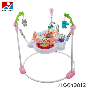 Seggiolino Salterello a U in Plastica per Neonati, <span class=keywords><strong>Seggiolone</strong></span> con Centro Attività e Giocattoli, <span class=keywords><strong>Sdraietta</strong></span> con Caratteristiche di Sicurezza - Product Image 5
