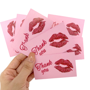 <span class=keywords><strong>Carte</strong></span> de remerciement personnalisée en papier gravé en cuivre, impression offset. Convient aux événements et aux festivals - Product Image 6
