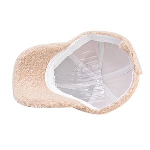 Gorra de Béisbol de Lana de Cordero para Mujer, Gorro Cálido de Invierno para Hombre, Gorras de Béisbol para Deportes al Aire Libre, Viajes, Otoño y Primavera - Product Image 5