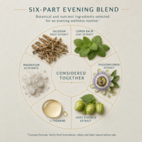 Gouttes liquides de racine de valériane de qualité supérieure avec glycinate de magnésium et houblon pour la relaxation nocturne et le soutien du sommeil, vente en gros OEM