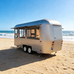 Remolque de Comida Cuadrado de Aluminio con Horno para Pizza, Diseño Espacioso y Luminoso para Dulces y Uso en Exteriores - Product Image 6