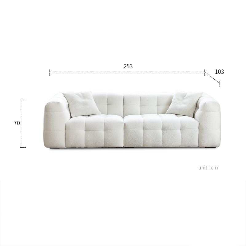 Swedish design - large three-seater[ 2.53m ]