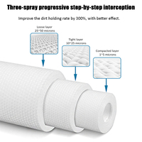 Cartouche filtrante en PP soufflé à chaud de 10 pouces, filtre à sédiments d'eau filé de 5 microns avec garantie d'un an, réservoir sous pression 220 V