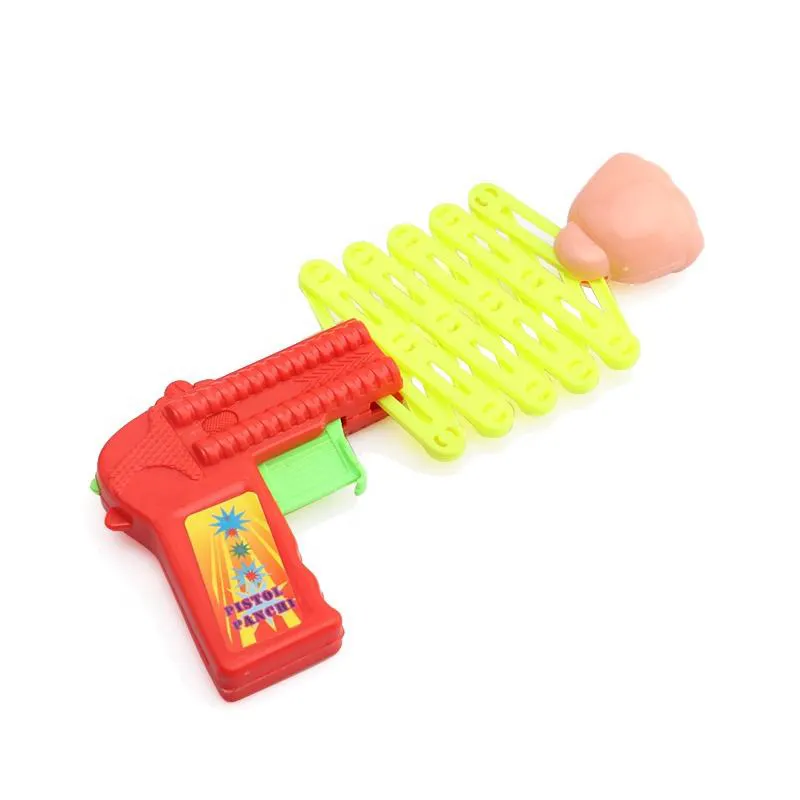 Ebay caliente vende los niños divertido extensible puño pistola de juguete