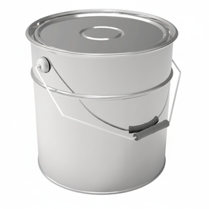 Bidon cylindrique Kontensan 16 Lt, seau à peinture, modèle L221, origine Turquie, 270xH289mm - Product Image 2