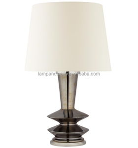 Lámpara de Mesa con Estampado de Leopardo Gris para Habitación de Hotel, Sala de Estar, Dormitorio, Oficina, Decoración de Iluminación para el Hogar - Product Image 2