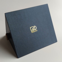 ROGOOD Boîte Cadeau Cosmétique de Luxe à Trois Tiroirs, Extérieur en Papier Spécial, Insert en EVA pour Échantillons de Parfum et Kits de Soins de la Peau P2120