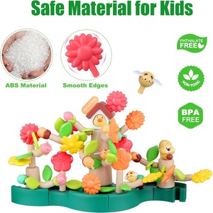 91pcs gốc cây hoa khối xây dựng đồ chơi vườn Xây Dựng Bộ DIY lắp ráp mô phỏng hoa gạch Đồ chơi đẹp và sáng tạo - Product Image 6