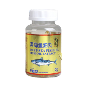 Gold Coast Natural Deep Sea Óleo de Peixe de Alta Pureza DHA EPA Cápsulas Sem Açúcar 2 Cápsulas Diárias para Saúde Adulto Imunidade - Product Image 1