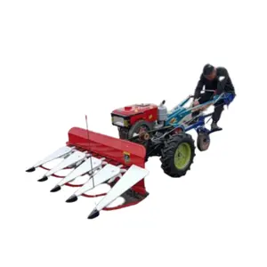 Agriculture Farm Tractor Used Paddy Reaper Binder Wheat Rice Cutting Machine Price