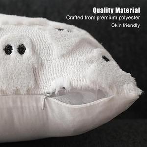 Housses de <span class=keywords><strong>coussin</strong></span> brodées Halloween Spooky Ghost <span class=keywords><strong>Coussin</strong></span> rectangulaire en peluche douce pour canapé-<span class=keywords><strong>lit</strong></span> Home <span class=keywords><strong>Deco</strong></span> - Product Image 2