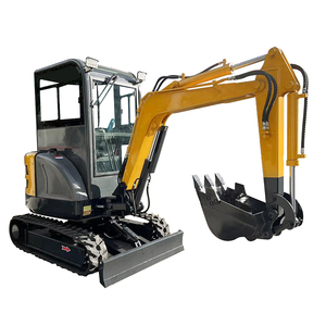 Miễn Phí Vận Chuyển Trang Trại Nhỏ Xây Dựng Dễ Dàng Hoạt Động Cabin Tán Tùy Chọn Crawler 2.5ton Mini Máy Xúc - Product Image 1