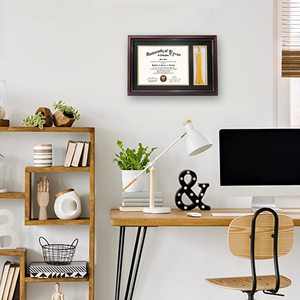 Certificate <strong>Frame</strong> A4 Document Multi-color <strong>Graduation</strong> Diploma <strong>Frame</strong> Wood A4 Certificate With Glass and 5 Kinds of Mats - Product Image 4