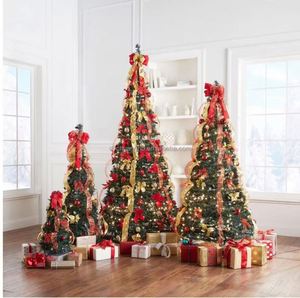 Árbol de Navidad Artificial Preiluminado y Predecorado de Alta Calidad de 6 Pies, Fácil de Montar, Plegable y Desplegable con Luces - Product Image 3