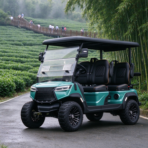 Carrito de Golf Eléctrico de Lujo para 4 Personas, Pintura Personalizada, Vehículo de Transporte para Villas y Comunidades con Portones - Product Image 1