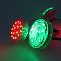 SHIJI Amusement Funfair Éclairage Extérieur 24V Coloré 60mm LED Point Source Lumineuse RVB Guirlande Lumineuse Extérieure