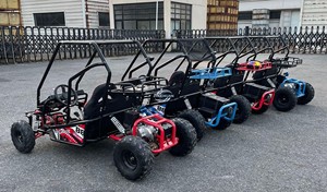 Mini Jeep tout-terrain à essence pour deux passagers, kart à quatre roues conçu pour les sorties familiales sur les terrains de plage sablonneuse - Product Image 6