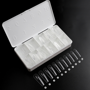 Misscheering - Nuevas <span class=keywords><strong>Uñas</strong></span> Postizas de Porcelana Blanca en Caja, Ultrafinas, Sin Costuras, <span class=keywords><strong>Largas</strong></span>, con Forma de Gota de Agua, Almendradas - Product Image 6