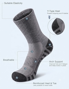 <span class=keywords><strong>Chaussettes</strong></span> de <span class=keywords><strong>randonnée</strong></span> personnalisées avec logo, <span class=keywords><strong>chaussettes</strong></span> de sport performantes, respirantes, en tricot jacquard recyclé, <span class=keywords><strong>chaussettes</strong></span> de course, de gym pour hommes et femmes - Product Image 2