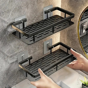 Étagère de rangement suspendue pour salle de bain, OEM, facile à nettoyer, durable, antirouille, pour organiser le comptoir de la toilette et de l'évier - Product Image 2