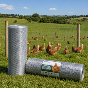 Fil hexagonal galvanisé à haute résistance pour la construction de poulaillers, la construction de cages à lapins et le renforcement des murs de soutènement - Product Image 1