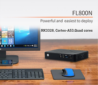 Sharerdp Fabricant FL800N Quad Core RK3328 Ubuntu Android N Computing PC Pas Cher ARM Thin PC Ordinateur DDR3 Nouveau Zero Thin Client